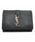 中古・古着 Saint Laurent Paris (サンローランパリ) オリガミ タイニーウォレット グレー：13000円