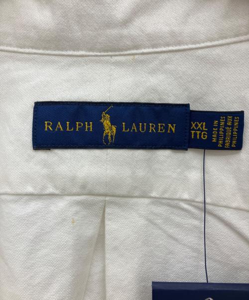 RALPH LAUREN（ラルフローレン）RALPH LAUREN (ラルフローレン) ボタンダウンシャツ ホワイト サイズ:XXLの古着・服飾アイテム