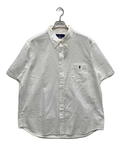 RALPH LAUREN（ラルフローレン）RALPH LAUREN (ラルフローレン) 半袖BDシャツ ホワイト サイズ:XXLの古着・服飾アイテム