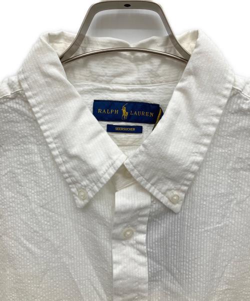 RALPH LAUREN（ラルフローレン）RALPH LAUREN (ラルフローレン) 半袖BDシャツ ホワイト サイズ:XXLの古着・服飾アイテム