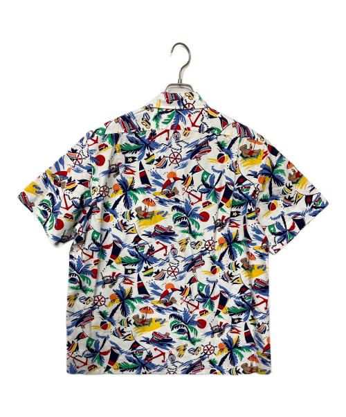 POLO RALPH LAUREN（ポロ・ラルフローレン）POLO RALPH LAUREN (ポロ・ラルフローレン) ポロベア オープンカラーシャツ ホワイト サイズ:Lの古着・服飾アイテム