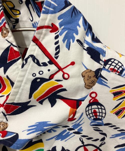 POLO RALPH LAUREN（ポロ・ラルフローレン）POLO RALPH LAUREN (ポロ・ラルフローレン) ポロベア オープンカラーシャツ ホワイト サイズ:Lの古着・服飾アイテム