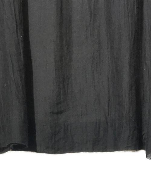 BUNON（ブノン）BUNON (ブノン) シルクコットンブラウス ブラック サイズ:SIZE Fの古着・服飾アイテム