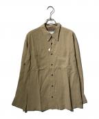 SLOBE IENAスローブ イエナ）の古着「ビンテージワッシャーBOYS シャツ」｜ベージュ