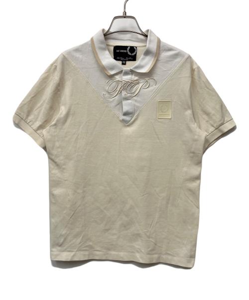 RAF SIMONS（ラフシモンズ）RAF SIMONS (ラフシモンズ) FRED PERRY (フレッドペリー) ポロシャツ ベージュ サイズ:40の古着・服飾アイテム