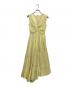 L'AUBE BLANC（ローブ ブラン）の古着「Irregular hem twist Dress」｜イエロー