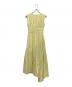 L'AUBE BLANC (ローブ ブラン) Irregular hem twist Dress イエロー サイズ:S：13000円