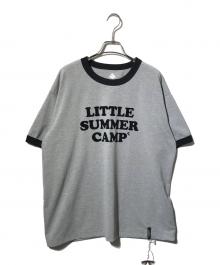 MOUNTAIN RESEARCH（マウンテンリサーチ）の古着「LITTLE SUMMER CAMP TEE/グレーＴシャツ」｜グレー×ブラック