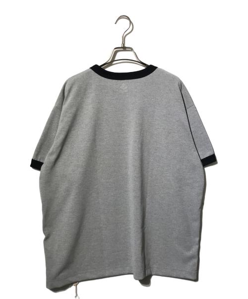 MOUNTAIN RESEARCH（マウンテンリサーチ）MOUNTAIN RESEARCH (マウンテンリサーチ) LITTLE SUMMER CAMP TEE/グレーＴシャツ グレー×ブラック サイズ:Mの古着・服飾アイテム