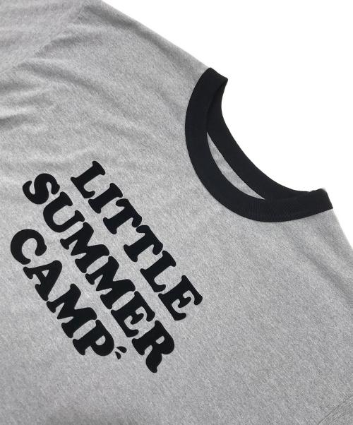 MOUNTAIN RESEARCH（マウンテンリサーチ）MOUNTAIN RESEARCH (マウンテンリサーチ) LITTLE SUMMER CAMP TEE/グレーＴシャツ グレー×ブラック サイズ:Mの古着・服飾アイテム