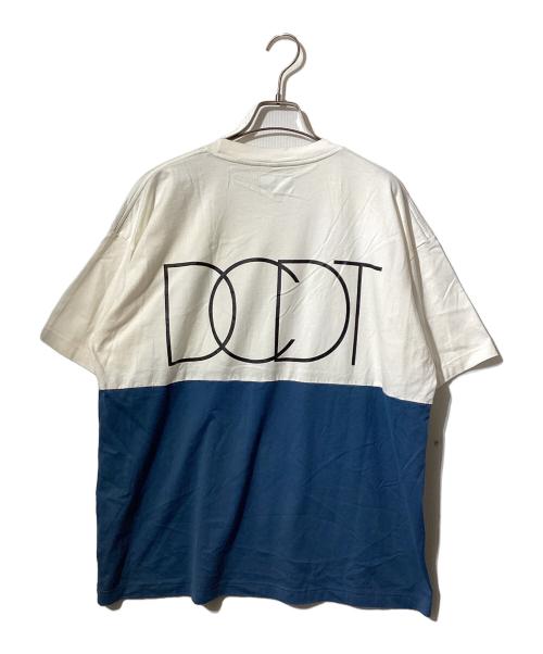DESCENDANT（ディセンダント）DESCENDANT (ディセンダント) PORT SWITCHING SS/半袖Tシャツ ホワイト×ブルー サイズ:2の古着・服飾アイテム
