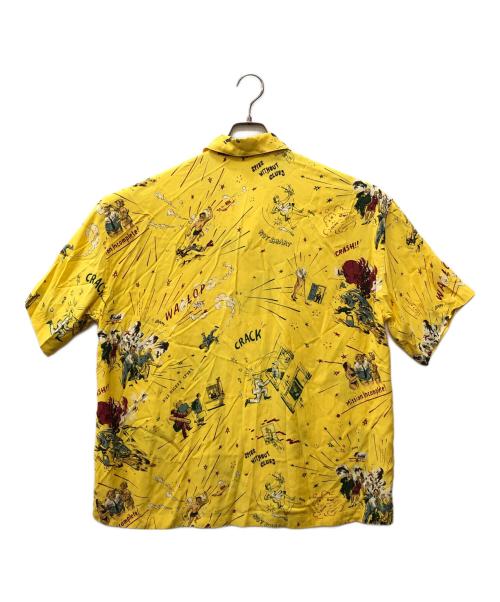 Porter Classic（ポータークラシック）Porter Classic (ポータークラシック) 落ちこぼれスパイALOHA SHIRT イエロー サイズ:Mの古着・服飾アイテム