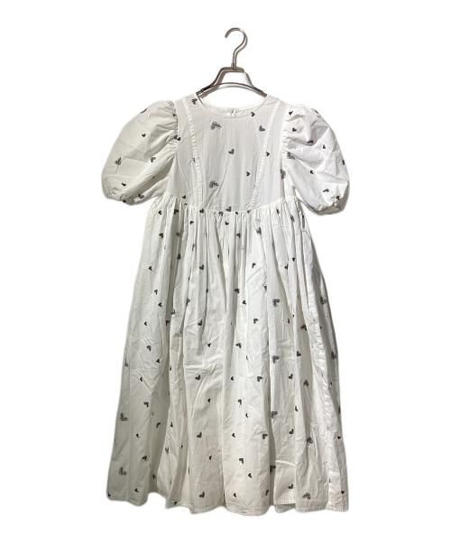 Bibiy.（ビビィ）Bibiy. (ビビィ) エミリハートドレス ホワイト サイズ:Freeの古着・服飾アイテム