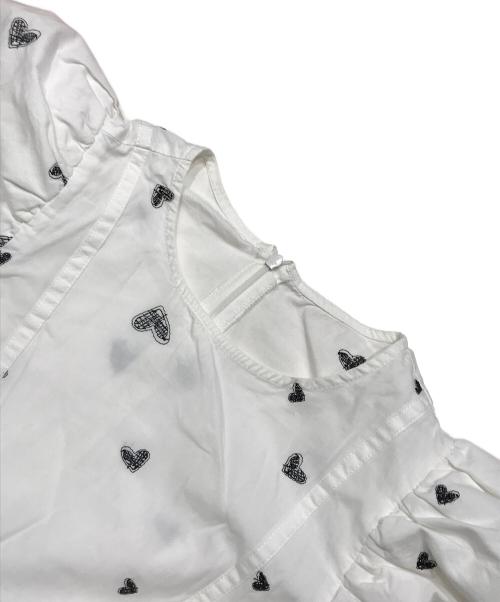 Bibiy.（ビビィ）Bibiy. (ビビィ) エミリハートドレス ホワイト サイズ:Freeの古着・服飾アイテム