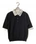 UNITED ARROWS（ユナイテッドアローズ）の古着「ポロコンビ 4WAY ニット」｜ブラック