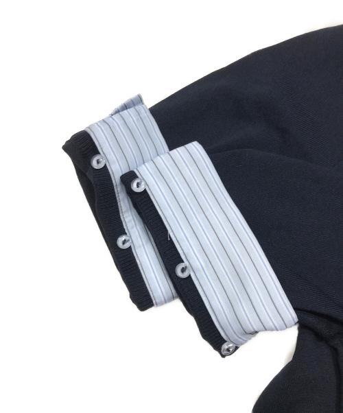 UNITED ARROWS（ユナイテッドアローズ）UNITED ARROWS (ユナイテッドアローズ) ポロコンビ 4WAY ニット/半袖ニット ネイビー サイズ:Freeの古着・服飾アイテム