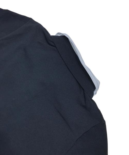 UNITED ARROWS（ユナイテッドアローズ）UNITED ARROWS (ユナイテッドアローズ) ポロコンビ 4WAY ニット/半袖ニット ネイビー サイズ:Freeの古着・服飾アイテム