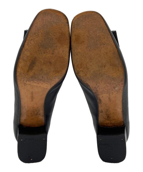 Salvatore Ferragamo（サルヴァトーレ フェラガモ）Salvatore Ferragamo (サルヴァトーレ フェラガモ) ヴェラリボンパンプス ブラック サイズ:5 1/2の古着・服飾アイテム