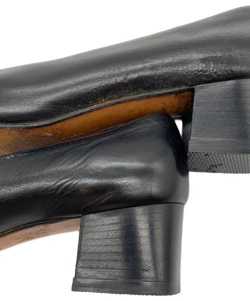 Salvatore Ferragamo（サルヴァトーレ フェラガモ）Salvatore Ferragamo (サルヴァトーレ フェラガモ) ヴェラリボンパンプス ブラック サイズ:5 1/2の古着・服飾アイテム