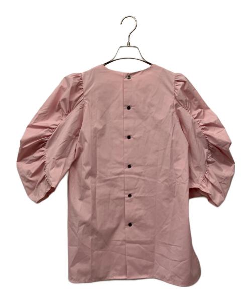 CADUNE（カデュネ）CADUNE (カデュネ) コードフリルブラウス ピンク サイズ:36の古着・服飾アイテム