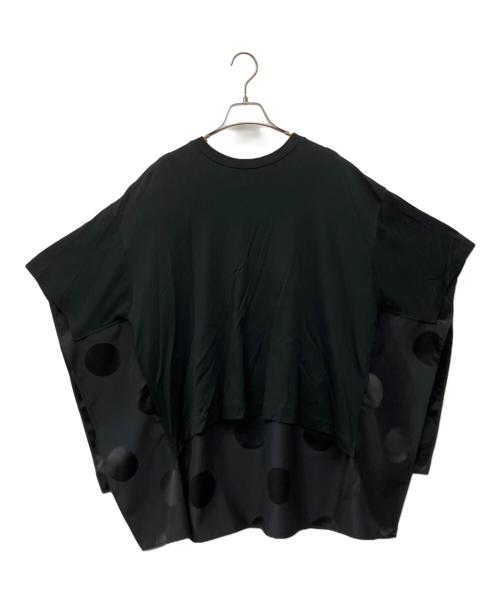 maturely（マチュアリー）maturely (マチュアリー) 切替カットソー ブラック サイズ:Fの古着・服飾アイテム