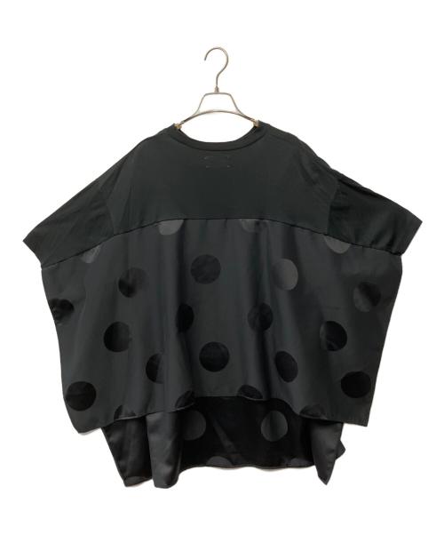 maturely（マチュアリー）maturely (マチュアリー) 切替カットソー ブラック サイズ:Fの古着・服飾アイテム