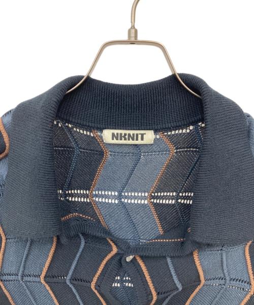 NKNIT（ンニット）NKNIT (ンニット) wave pattern knit shirt マルチカラー サイズ:SIZE Freeの古着・服飾アイテム