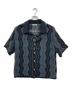 NKNIT（ンニット）の古着「wave pattern knit shirt」｜マルチカラー