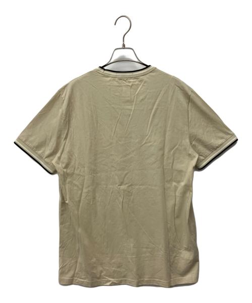 FRED PERRY（フレッドペリー）FRED PERRY (フレッドペリー) ツインティップド Tシャツ ベージュ サイズ:Lの古着・服飾アイテム