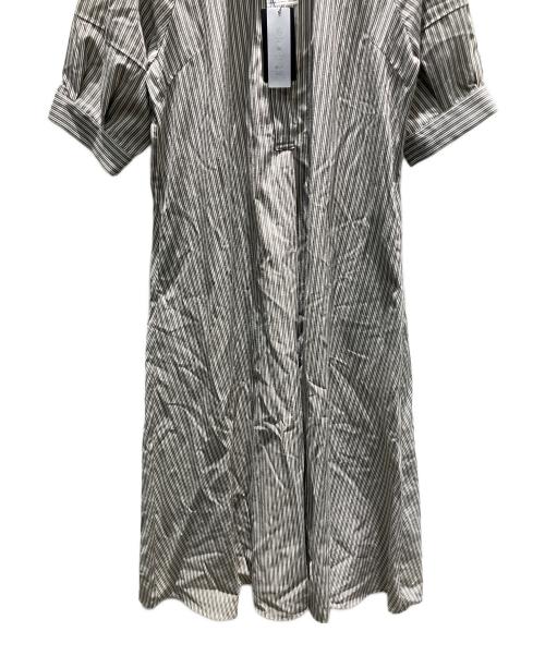 ROSSO（ロッソ）ROSSO (ロッソ) イージーリネンシャツワンピース ブラウン サイズ:Freeの古着・服飾アイテム