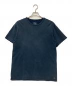RRLダブルアールエル）の古着「ロゴ刺繍Tシャツ」｜ネイビー