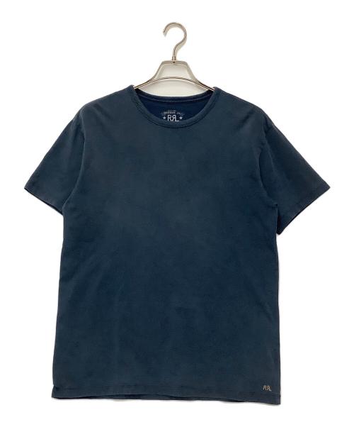 RRL（ダブルアールエル）RRL (ダブルアールエル) ロゴ刺繍Tシャツ ネイビー サイズ:Sの古着・服飾アイテム