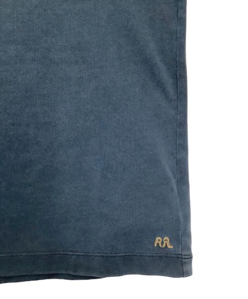 RRL（ダブルアールエル）RRL (ダブルアールエル) ロゴ刺繍Tシャツ ネイビー サイズ:Sの古着・服飾アイテム