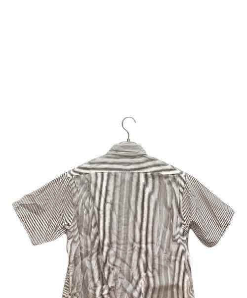 SUGAR CANE（シュガーケーン）SUGAR CANE (シュガーケーン) 半袖ストライプシャツ ホワイト サイズ:Mの古着・服飾アイテム
