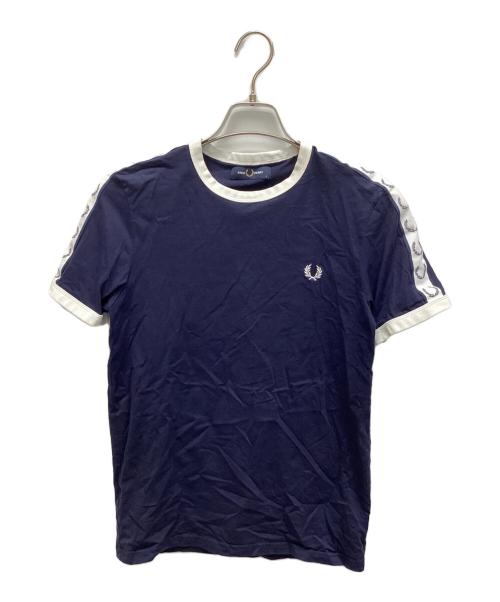 FRED PERRY（フレッドペリー）FRED PERRY (フレッドペリー) Taped Ringer T-Shirt ネイビー サイズ:Sの古着・服飾アイテム