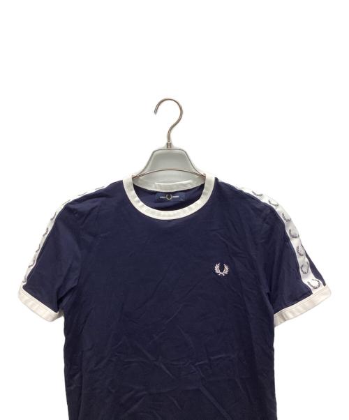 FRED PERRY（フレッドペリー）FRED PERRY (フレッドペリー) Taped Ringer T-Shirt ネイビー サイズ:Sの古着・服飾アイテム