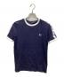FRED PERRY（フレッドペリー）の古着「Taped Ringer T-Shirt」｜ネイビー