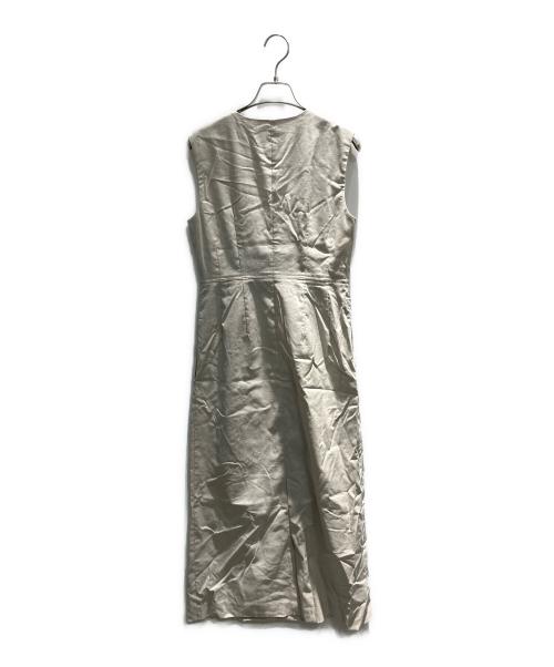 Noble（ノーブル）Noble (ノーブル) 26SS 麻ストレッチロングジレワンピース ベージュ サイズ:36の古着・服飾アイテム