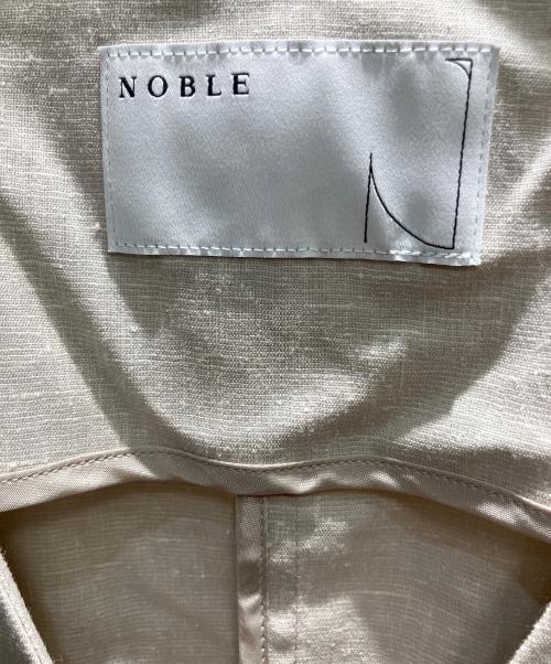 Noble（ノーブル）Noble (ノーブル) 26SS 麻ストレッチロングジレワンピース ベージュ サイズ:36の古着・服飾アイテム