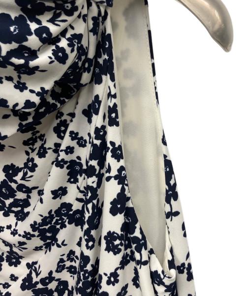 LAUREN RALPH LAUREN（ローレン ラルフ ローレン）LAUREN RALPH LAUREN (ローレン ラルフ ローレン) ノースリーブワンピース ホワイト×ネイビー サイズ:4の古着・服飾アイテム