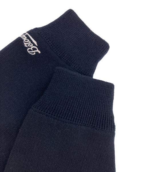 BETOUPE（ベトゥープ）BETOUPE (ベトゥープ) SIX DEVE ニットフーディー ネイビー サイズ:32の古着・服飾アイテム
