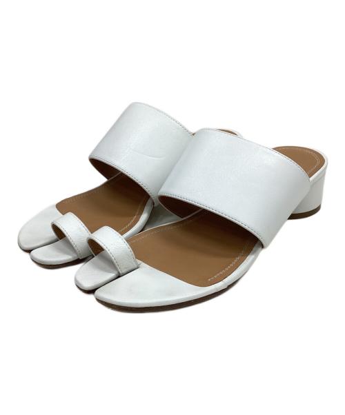 Maison Margiela（メゾンマルジェラ）Maison Margiela (メゾンマルジェラ) ミュール ホワイト サイズ:35の古着・服飾アイテム