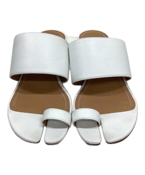 Maison Margiela（メゾンマルジェラ）Maison Margiela (メゾンマルジェラ) ミュール ホワイト サイズ:35の古着・服飾アイテム