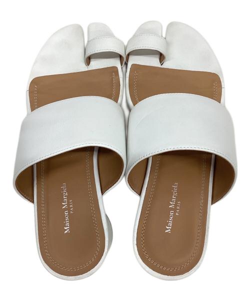 Maison Margiela（メゾンマルジェラ）Maison Margiela (メゾンマルジェラ) ミュール ホワイト サイズ:35の古着・服飾アイテム