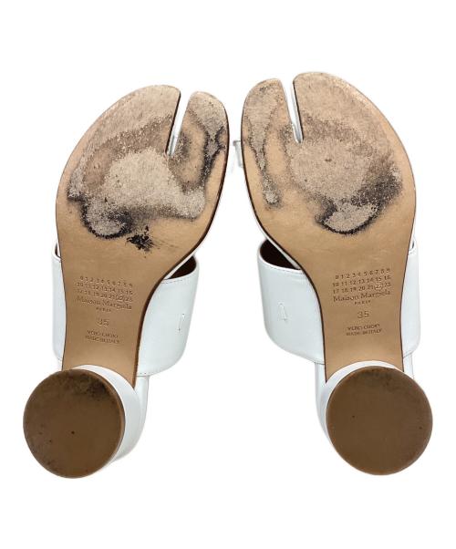 Maison Margiela（メゾンマルジェラ）Maison Margiela (メゾンマルジェラ) ミュール ホワイト サイズ:35の古着・服飾アイテム