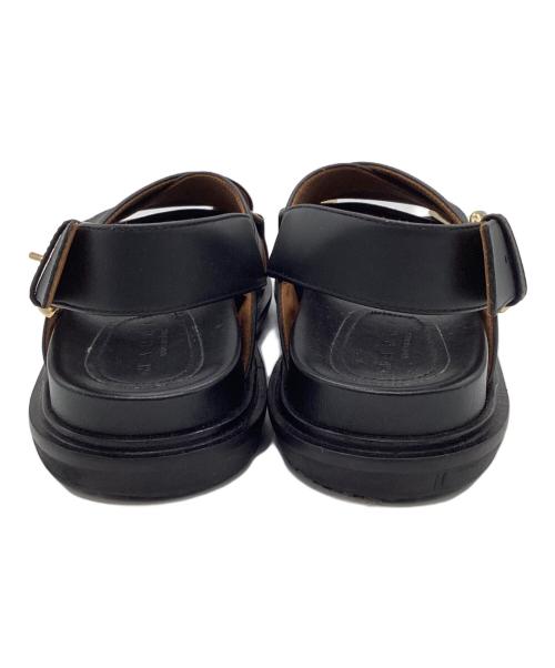 MARNI（マルニ）MARNI (マルニ) クリスクロスサンダル ブラック サイズ:36の古着・服飾アイテム