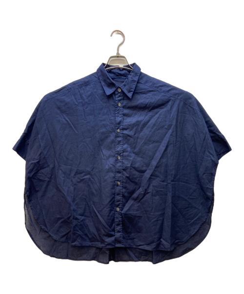 Spick and Span（スピック＆スパン）Spick and Span (スピック＆スパン) コットンリネンドルマンスリーブシャツ ネイビー サイズ:FREEの古着・服飾アイテム