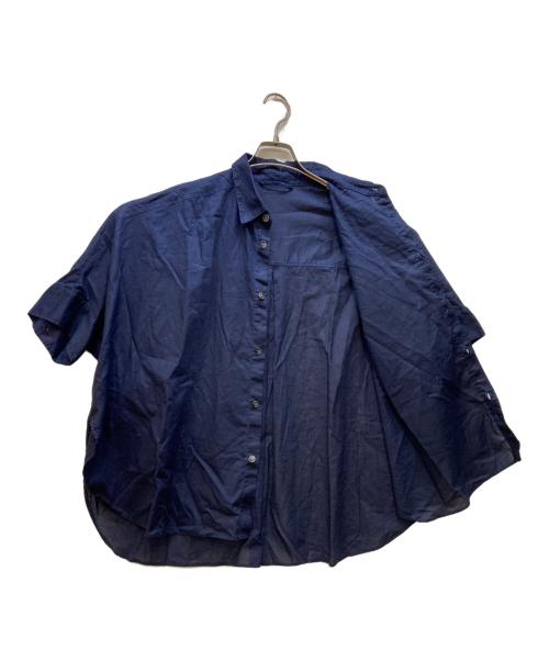 Spick and Span（スピック＆スパン）Spick and Span (スピック＆スパン) コットンリネンドルマンスリーブシャツ ネイビー サイズ:FREEの古着・服飾アイテム