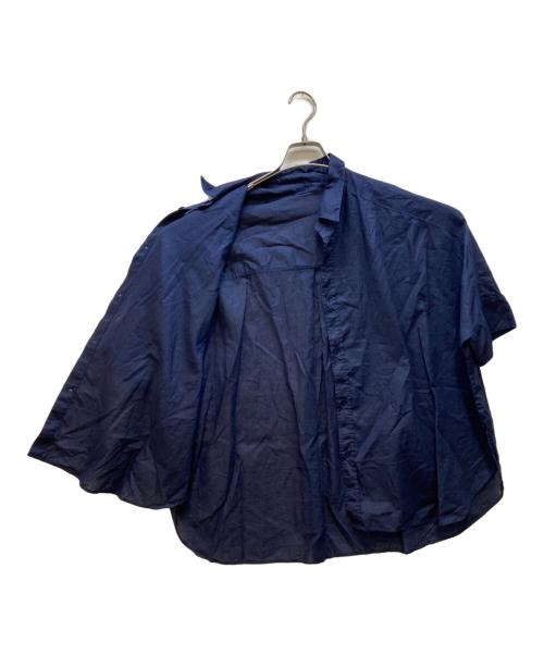 Spick and Span（スピック＆スパン）Spick and Span (スピック＆スパン) コットンリネンドルマンスリーブシャツ ネイビー サイズ:FREEの古着・服飾アイテム