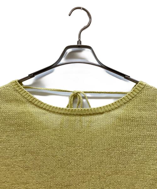 IENA（イエナ）IENA (イエナ) テープヤーン パフ 2WAY プルオーバー イエロー サイズ:FREE 未使用品の古着・服飾アイテム